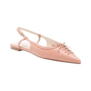 YOSI SAMRA Leather Vanessa Slingback Flats